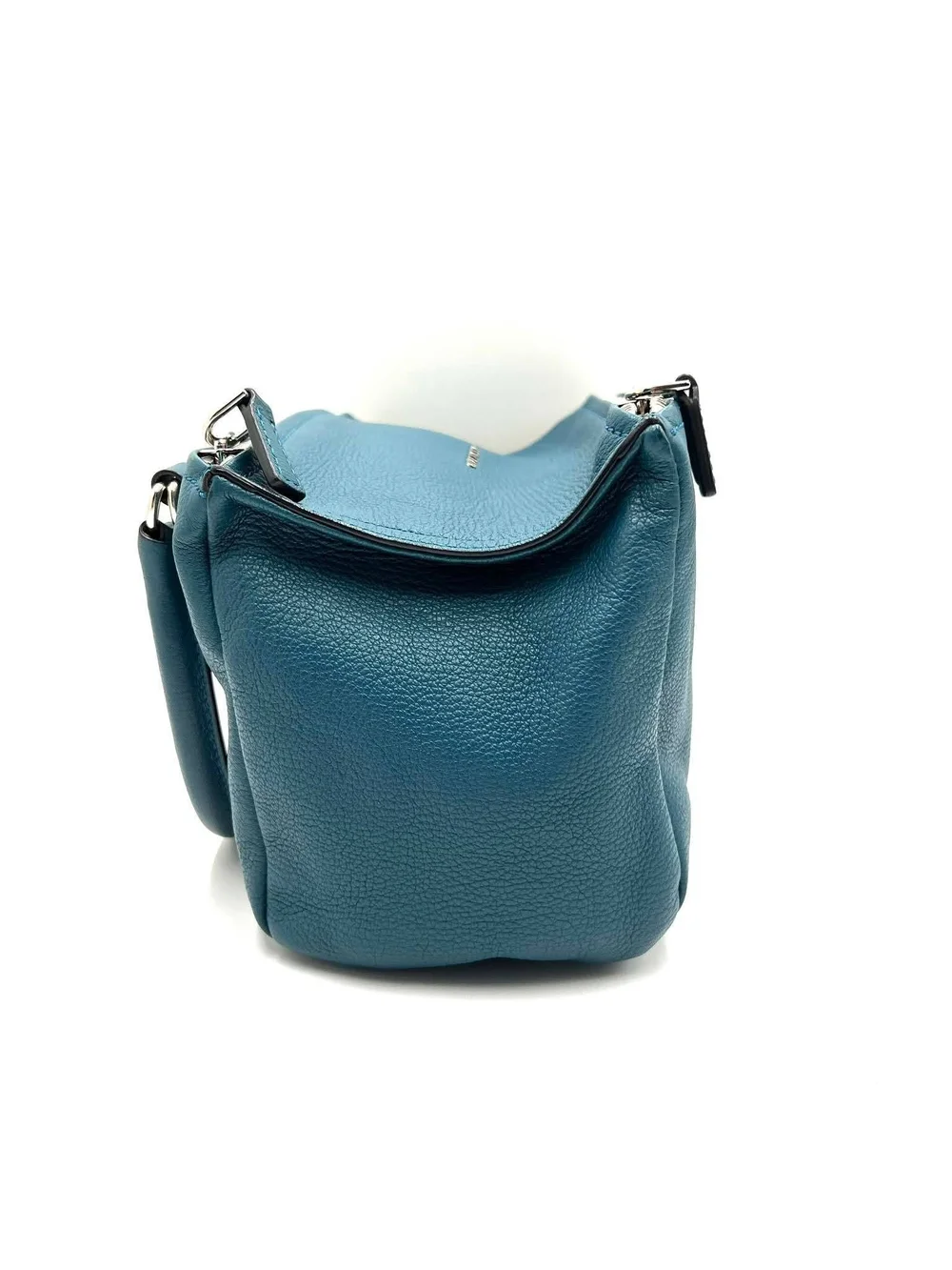 Givenchy Teal Leather Top-Handle Bag